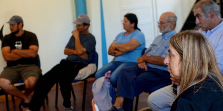 Productores de Solís Grande hablaron sobre la sequía con autoridades