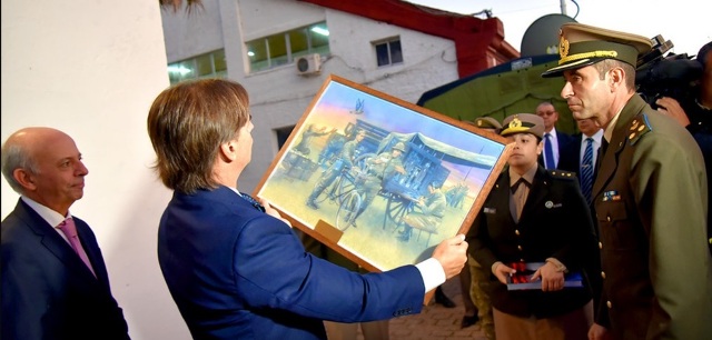 Acuarela del artista piriapolense Paulo Miños Stay pasó al acervo de Presidencia de la República