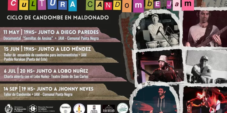 Cultura Candombe Jam se presenta este sábado en Punta Negra; reviví a los grandes exponentes del género