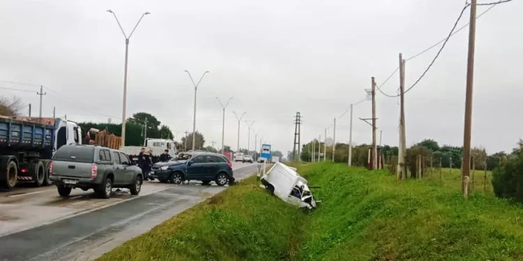Fatal: choque en Ruta 102 deja un fallecido y varios heridos graves
