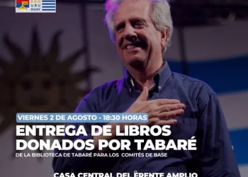 El Frente Amplio de Maldonado celebra el legado de Tabaré Vázquez recibiendo parte de su biblioteca personal; entrega de libros será este viernes