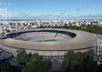 Mirá como lucirá el estadio Centenario en la inauguración de la Copa del Mundo 2030