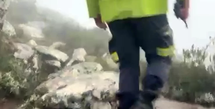 Rescate en el cerro Pan de Azúcar: una mujer se perdió y fue rescatada por Bomberos tras varias horas de búsqueda