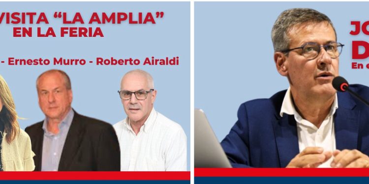 Comité Mondello informa: referentes de La Amplia recorren la feria este sábado y el martes Jorge Díaz visitá el comité