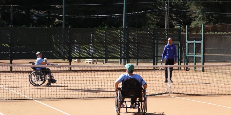 ADIMO festejó sus 14 años con un torneo de tenis en silla de ruedas