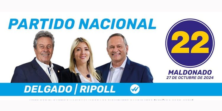 Formula nacionalista cierra campaña en Maldonado; lunes 21 en Sarandí y Bergalli