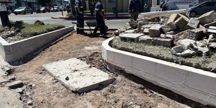 Nuevas veredas accesibles en intersección de Santa Teresa y Bergalli