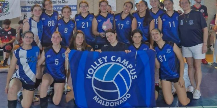 Equipos de voley del Campus obtuvieron segundo y tercer puesto en Rocha