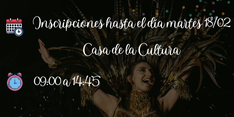 Pan de Azúcar: Certamen de la Reina del Carnaval 2025: ¡Inscripciones abiertas!
