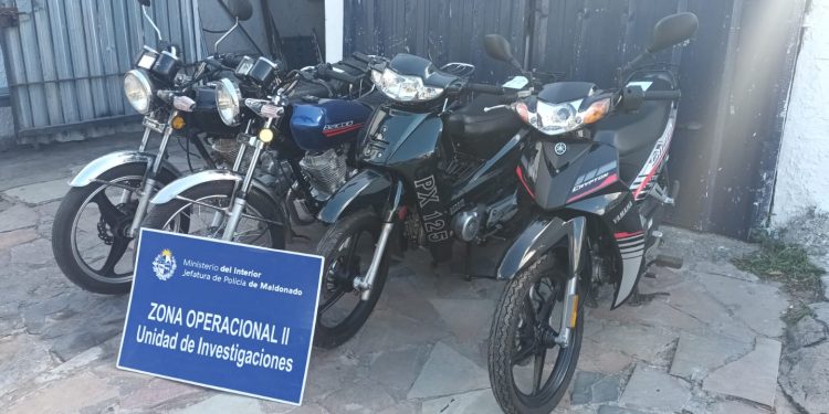 Desarticulan banda dedicada al hurto de motos en Operación «Ghost Rider» en Maldonado