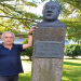 Restauraron busto de Álvaro Figueredo