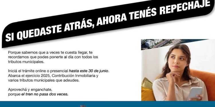Hasta el 30 de junio: amnistía para Contribución Inmobiliaria y otros Tributos se tramita en forma online y presencial