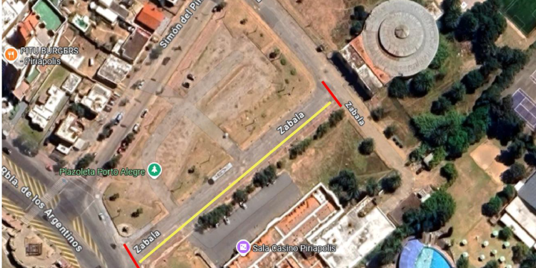 Municipio cerró parte de la calle Zabala