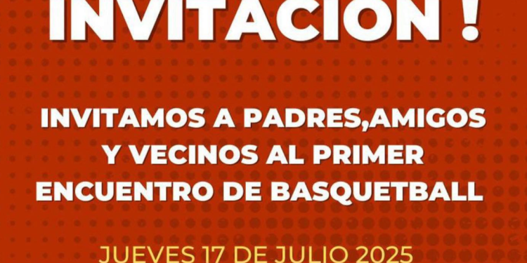 Primer Encuentro de Básquetbol en Gregorio Aznárez: este jueves en el polideportivo