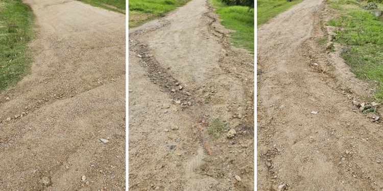 Vecinos de Playa Hermosa reclaman por el estado crítico de las calles y el alumbrado público