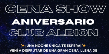 Cena Show Aniversario del Club Albion: música, sabor y celebración