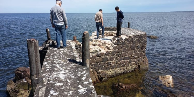 Piriápolis: Técnicos del MTOP y contratistas realizaron nuevo relevamiento en muelle Stella Maris, El Veril y el rompiente de San Francisco