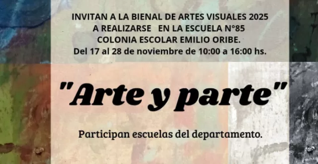 Colonia Escolar de Piriápolis impulsa dos actividades culturales; se invita a la comunidad para el lunes 17 de noviembre