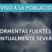 Alerta meteorológica: se prevén tormentas fuertes y puntualmente severas este fin de semana