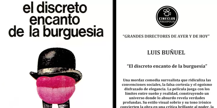 Hoy: Cineclub Piriápolis presenta a Luis Buñuel en Sala Mandela