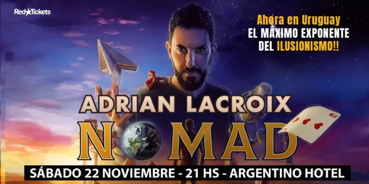 Adrián Lacroix llega a Piriápolis con su espectáculo NOMAD: magia, mentalismo y asombro en el Argentino Hotel