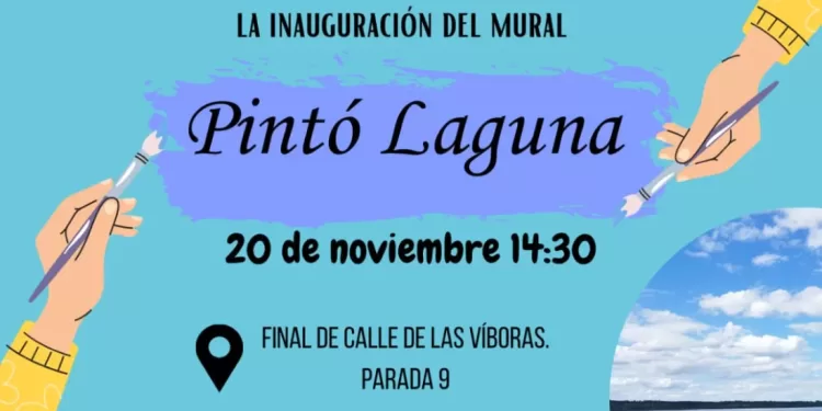 Mural “Pintó Laguna” se inaugurá este jueves en La Capuera