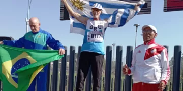 Brillante actuación de Clok en el Sudamericano Master de Chile; el piriapolense cierra con dos medallas de oro y una de plata