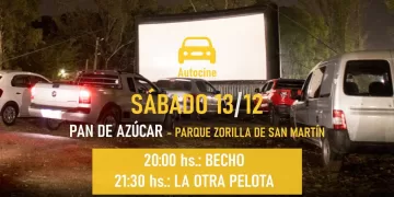 Autocine en el parque “Zorrilla” de Pan de Azúcar