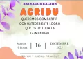 Acridu celebra su muestra final con exposición y venta de trabajos realizados por sus estudiantes; concurra y apoye!