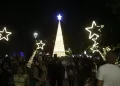 Maldonado le da vida al centro con encendido de árbol y apertura de la peatonal
