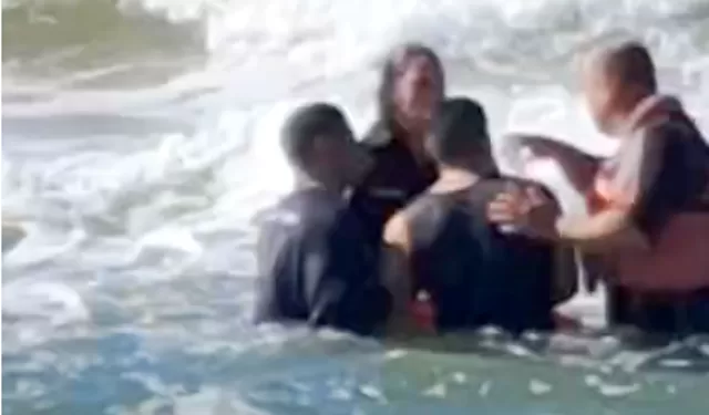 Dramática situación en Punta Negra: policías arriesgaron su vida en intento de rescate