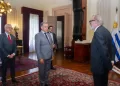 Embajadores de Líbano, Bélgica y Egipto acreditaron presencia de cuerpos diplomáticos en Uruguay