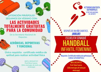 Verano activo en Piriápolis: handball infantil y actividades físicas gratuitas para la comunidad