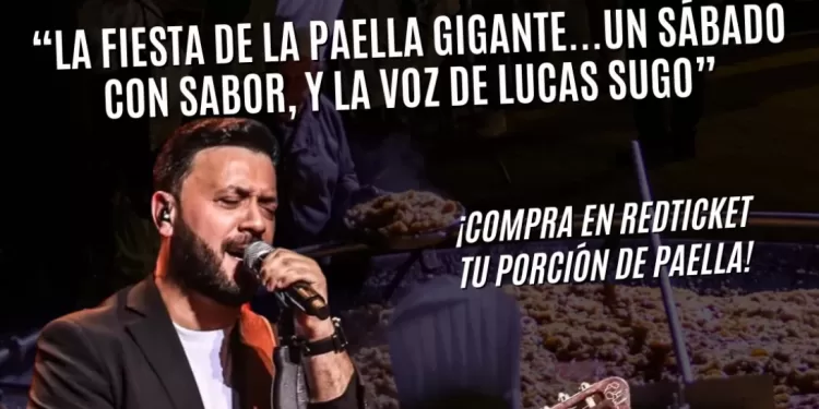 Paella Gigante: Lucas Sugo, Alquimia, Mauri y los @ y Los Sabrosos; sábado 13 desde las 19:00 en el puerto de Piriápolis