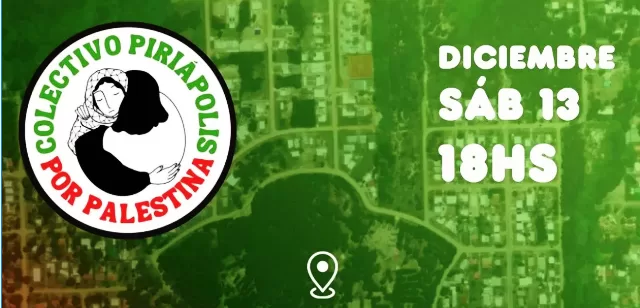 Conversatorio sobre Palestina y derechos humanos este sábado en AEBU Piriápolis